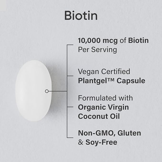 Sports Research® Beauty from Within Pack - Biotin 10000mcg with Organic Coconut Oil + Daily Women's Probiotics 65 Billion CFU