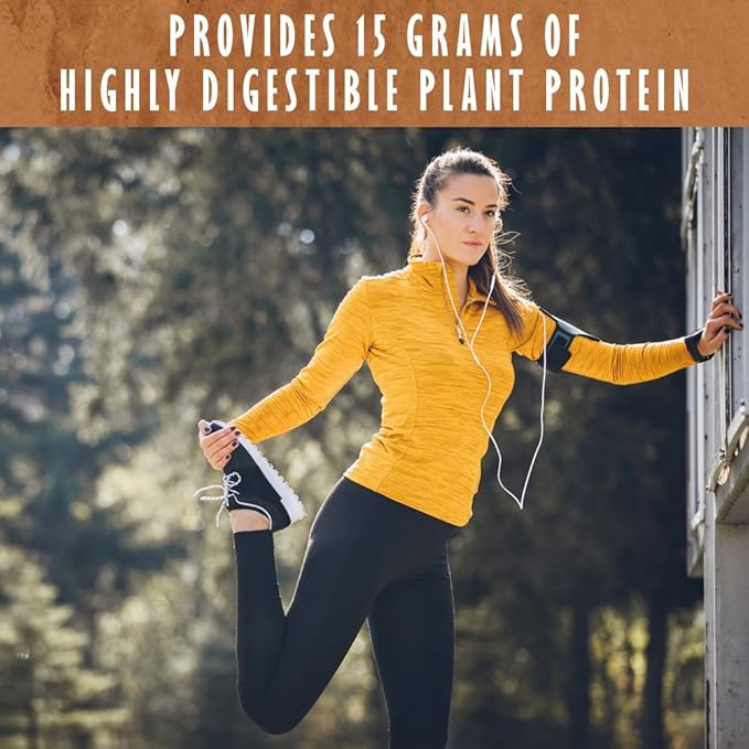 Garden of Life Organic Plant Protein Smooth Chocolate Powder 10 Servings - Vegan Grain Free &amp Gluten Free Plant Based Shake with 1 Billion CFU Probiotics &amp Enzymes 15g Protein