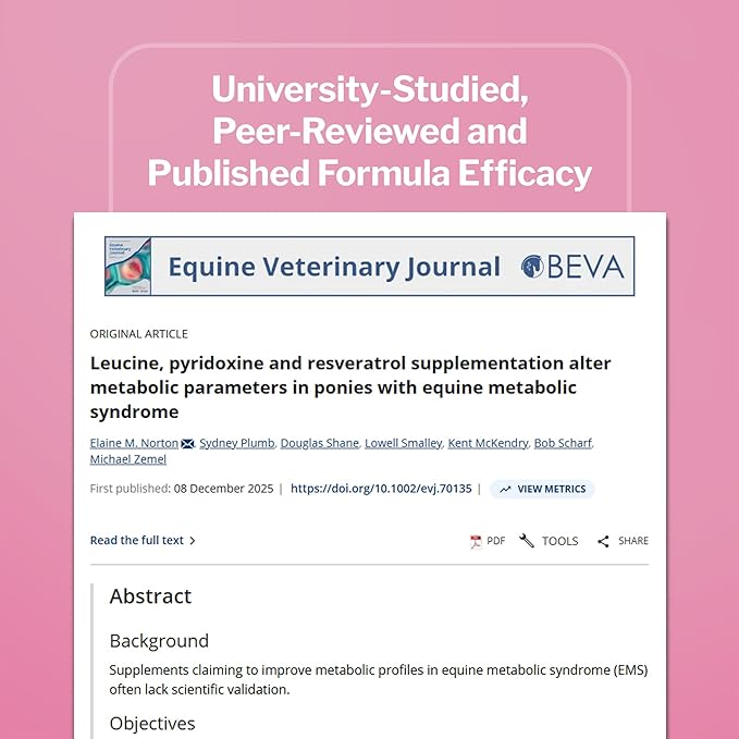 Formula 707 MetaStable Pellets for Horses 5 lb Bag – 40 Servings – University-Studied Support for Horses with Laminitis Insulin Resistance &amp Metabolic Disorders