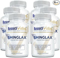 Research Verified Shinglax - Lemon Balm Proteolytic Enzymes Mushroom Complex Vitamin B Complex Oregano Zinc - GMO Free Made in USA - 60 Capsules (Pack of 6)