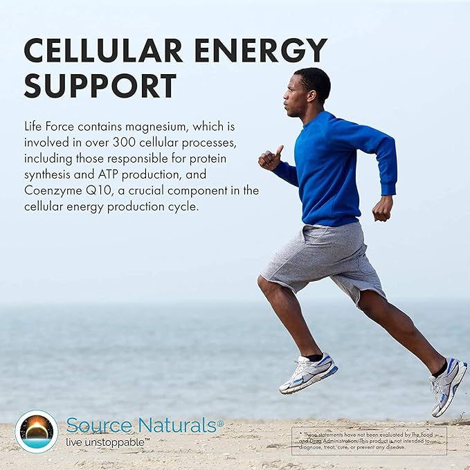 Source Naturals Men's Life Force Multiple Daily Multivitamin &amp Immune Health Supplement - 13 Essential Vitamins Nutrients &amp Minerals - 180 Tablets