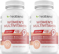 Women's Multivitamin with Biotin (Without Iron) - 20 Essential Vitamins and Minerals Supports General Health Energy &amp Immunity - 60 Capsules (2)
