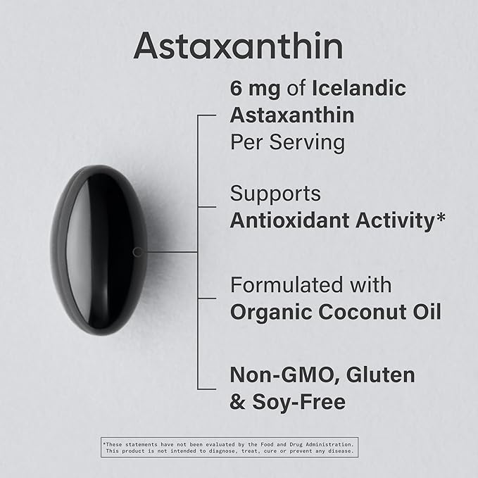 Sports Research Biotin (B7) 10000mcg + Lutein + Zeaxanthin (20mg) + Astaxanthin Supplement from Algae (6mg) - All Vegan | 120 Softgels Each | All Made with Coconut Oil for Better Absorption