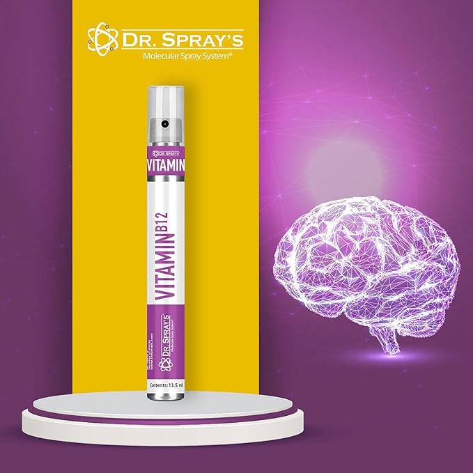 Vitamin B12 Vegan Mint Flavored Spray 30-Day Supply 0 Sugar by Dr. Spray's ®
