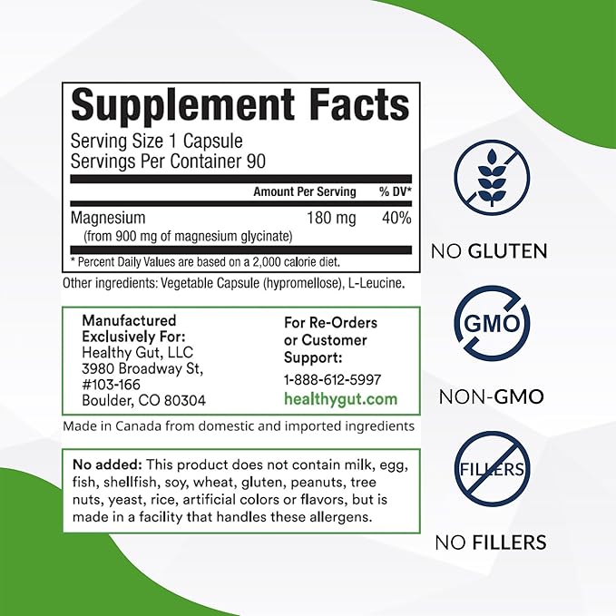 Healthy Gut HoloZyme Digestive Enzymes 180 Capsules and Magnesium-HP 90 Capsules