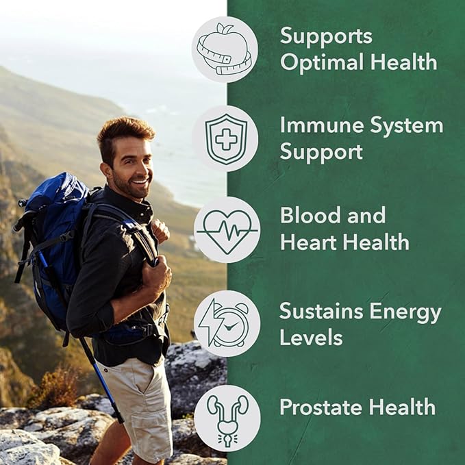 PlantFusion Organic Multivitamin for Men - One Daily Whole Food Blend Men's Multivitamin - Vegan Non-GMO Gluten Free &amp Dairy Free - 30 Tablets (1 Month Supply)