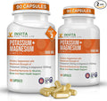 Potassium Magnesium Complex 1000 mg High Absorption Magnesium &amp Potassium Supplement for Leg &amp Muscle Recovery 5 Form of Mag for Sleep &amp Vascular Support