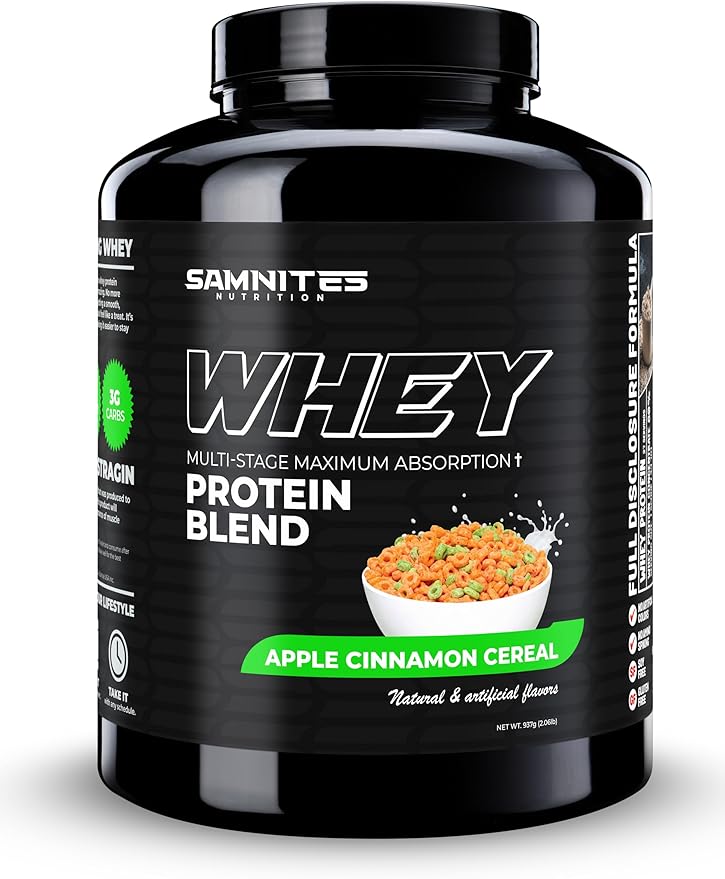 Whey Protein Blend Apple Cinnamon Cereal Whey: Full-Disclosure Ultra-Delicious Premium Protein