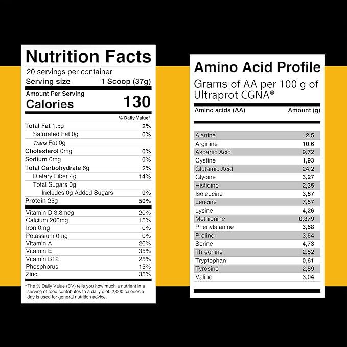 Prote&ampCo Lupin Protein - 24g of Vegan Plant Based Protein Powder. Non GMO No Added Sugar Lactose Free Gluten Free Soy Free. 20 Servings - Chocolate