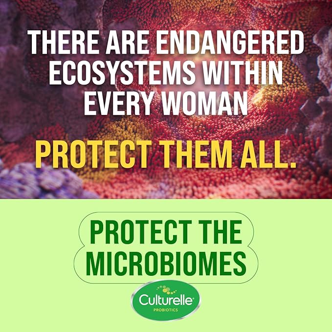 Culturelle 4-in-1 Probiotics for Women Daily Probiotic &amp Prebiotic Supplement to Support Vaginal Health Digestive Health Immune Health Occasional Diarrhea Gas &amp Bloating Relief Non-GMO