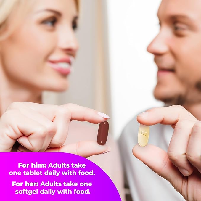 One A Day Men's &amp Women's Pre-Pregnancy Multivitamin Softgel including Vitamins A Vitamin C Vitamin D B6 B12 Folic Acid &amp more 30+30 Count Supplement for Before During and Postnatal