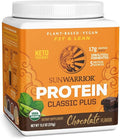 Clean Vegan Protein Powder Chocolate | Organic Protein Powder Plant Based Formula with 5 Superfood Blend Sprouted &amp Fermented | Non-GMO Low Carb Soy Dairy &amp Gluten Free (Chocolate 15 Servings