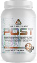 Core Nutritionals Post Ultimate Post-Workout Recovery Matrix | Fast Acting Protein &amp Carbs | Cluster Dextrin &amp Dextrose | 24g Whey Isolate | 20 Servings (Hot Cocoa)