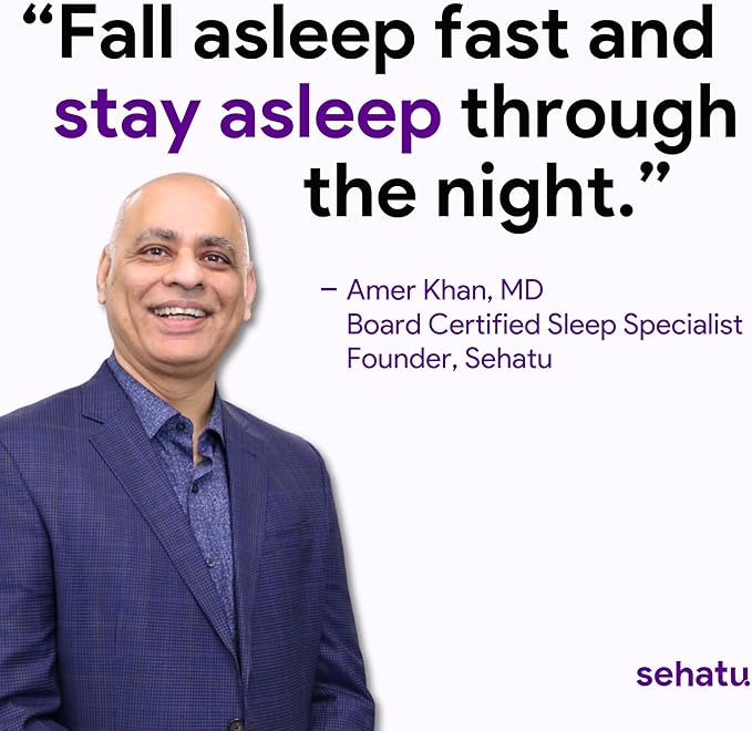 Sleep Plus Supplement | with Melatonin GABA Ashwagandha 5-HTP | for Men and Women Seeking a Healthy Sleep-Wake Schedule and A Relaxed Mood | 60 Count | 60 Day Supply