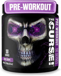 JNX SPORTS The Curse! Dark Grape Pre Workout Powder with Creatine – Extreme Energy Preworkout for Men &amp Women – 50 Servings – L Citrulline Beta Alanine &amp Caffeine for Pump Strength &amp Foc