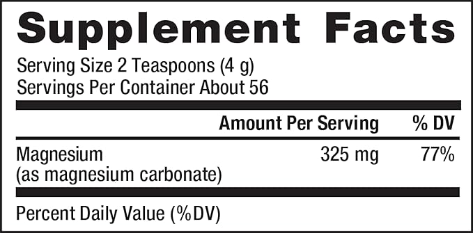 Natural Vitality Calm Magnesium Supplement Anti-Stress Drink Mix Powder Gluten Free Vegan &amp Non-GMO Orange 8 oz