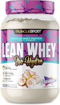 MuscleSport Lean Whey Revolution™ Protein Powder - Whey Protein Isolate - Low Calorie Low Carb Low Fat Incredible Flavors - 25g protein per scoop (2lb Dippsadoodles)