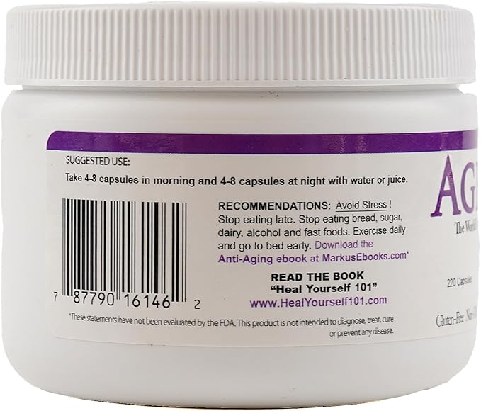 Body Force Age Free Formula - Antioxidant and Adaptogen Capsule Supplement with Tocotrienols Full B Complex Ellagitannin and Ashwagandha