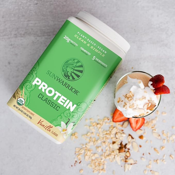 SUNWARRIOR Organic Classic Vanilla Protein 750 GR