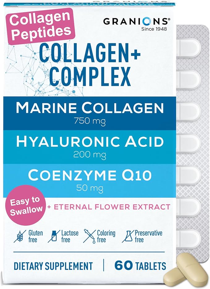 Granions Glucosamine Chondroitin MSM Powder and Collagen Complex CoQ10 - Joint Support Bundle