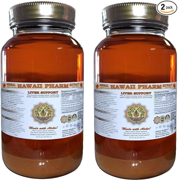 Hawaii Pharm Liver Care Liquid Extract 2x32 oz