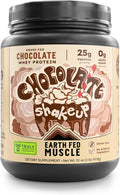 Earth Fed Muscle Chocolate Shakeup Truly Grass Fed Whey Protein Isolate. 3rd-Party Certified No Artificial Ingredients Soy Free Gluten Free Non-GMO Hormone Free (2 Pound 29 Servings Chocolate)