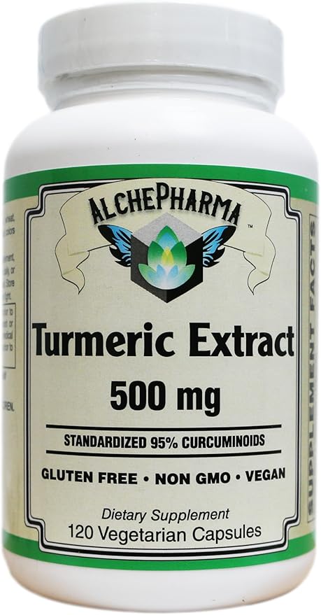 Turmeric Curcumin Supplement 500mg - Standardized to 95% Curcuminoids - Vegan Non-GMO Gluten Free