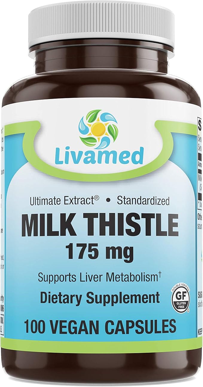 Livamed - Milk Thistle 175 mg Veg Caps 100 Count
