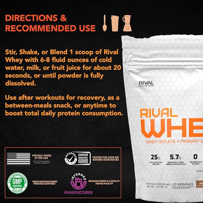Naturally Flavored Rival Whey - Salted Caramel 2lb