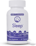 Sleeping Aid Supplement - Natural Sleep Supplement Tablets with Valerian Root Passionflower Magnesium Melatonin Soothing Herbs for Relaxation and Sleep - NASA Technology 60 ct