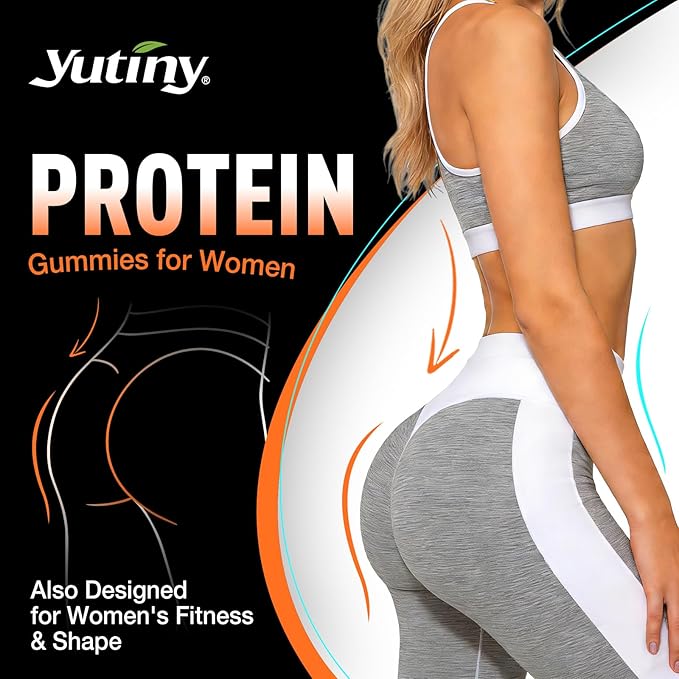 Whey Protein Gummies with BCAA 2:1:1 10g Protein per Serving for Men &amp Women Low Calorie Sugar Free Orange Flavor 120 Count