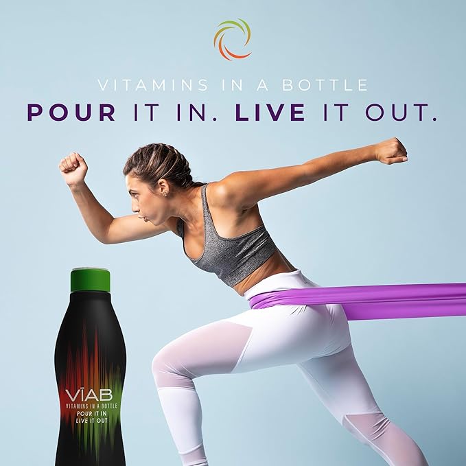 NüSpira - VĪAB Liquid Multi-Vitamin - Effortless Wellness for The Whole Family - Potent Blend of Vitamins &amp Minerals - Smooth Taste - 30oz