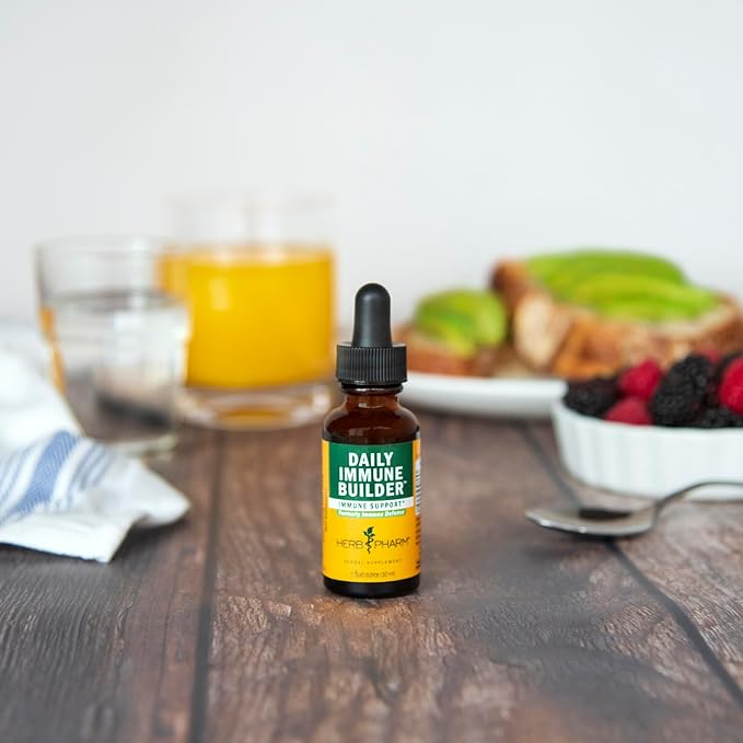 Herb Pharm Daily Immune Builder Herbal Immune System Defense - 4 Ounce