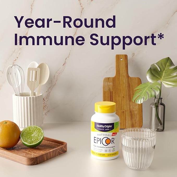 Healthy Origins EpiCor 500 mg (Immune Support Non-GMO Gluten Free) 150 Veggie Capsules