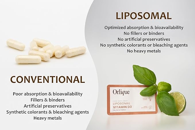 Liposomal Vitamin D3 K2 Magnesium | High Strength 100 mcg Vitamin D3 per Daily Dose | Immune &amp Bone Health Muscles High Bioavailability Vegan | 30 Sachets of 10 ml Liquid Drops