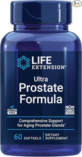 Life Extension Curcumin Turmeric &amp Ultra Prostate Formula with Saw Palmetto 60 Capsules &amp 60 Softgels Bundle