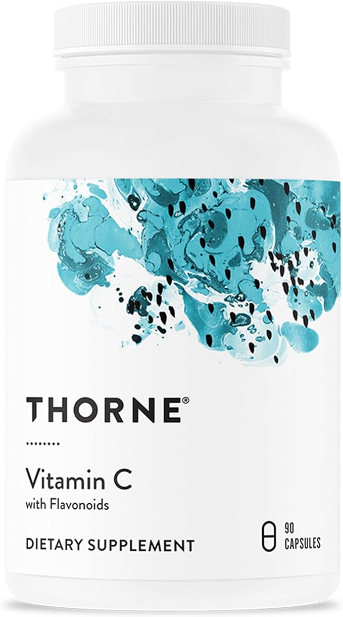THORNE - Immune Support Combo - Vitamin D3 &amp Vitamin C Blend for Healthy Immune Function - 30 to 90 Servings