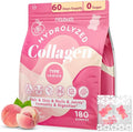 Collagen Gummies for Women Hydrolyzed Collagen Peptides Type I II III V X 0 Sugar - Collagen Gummies for Skin Wrinkles Hair Nails Digestive &amp Immune Health 60 Days Supply
