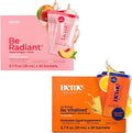 BeMe BeRadiant Liquid Collagen Peach &amp BeVitalized Multivitamin for Women Supplements - 30 Pack