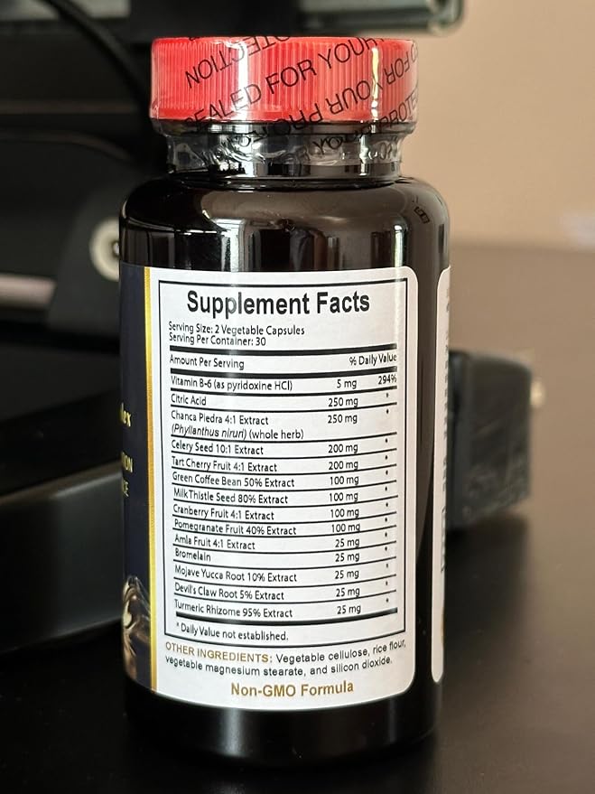 Water Away Complex - Herbal diuretics for Water Retention Milk Thistle Cranberry Pomegranate Natural Supplement for Water Retention Kidney Support - 1 Bottle