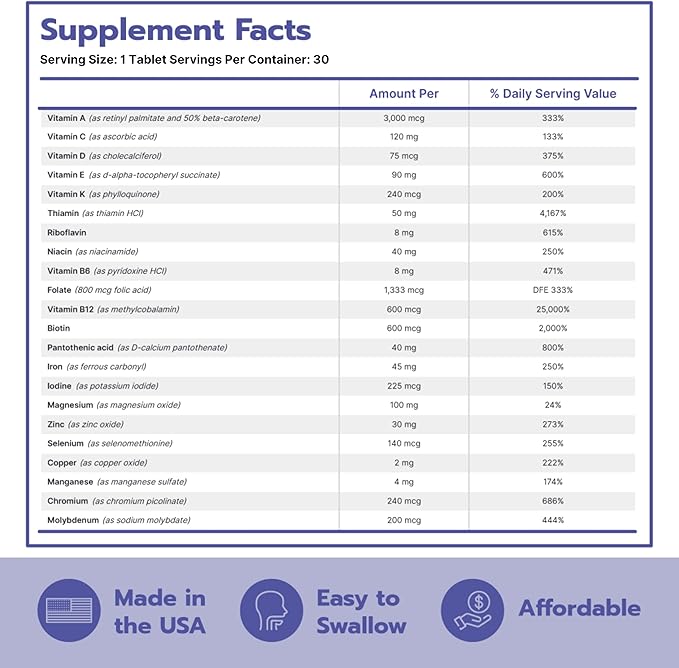 Bari Life Just One Once Daily Bariatric Multivitamin with Iron (30 Tablets) and BariBurst Calcium Citrate Soft Chews for Gastric Bypass Gastric Sleeve and Duodenal Switch (Butter Toffee)