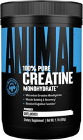Animal Micronized Creatine Monohydrate Powder Unflavored 1.1 lb (500 g)