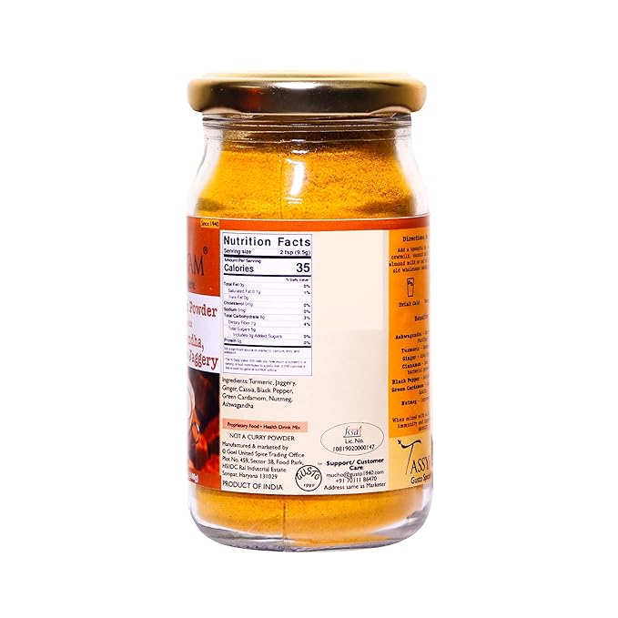 Ashwagandha Turmeric Golden Milk Latte (With Jaggery) 100g