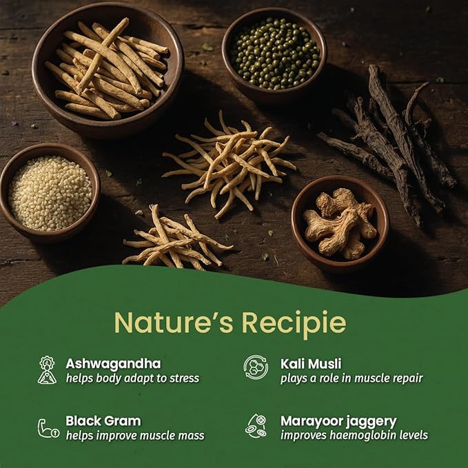 Keral-Ayurvedic Ashwagandhadi Lehyam Ayurvedic Supplement for Strength Stamina Recovery Immunity Support 500g
