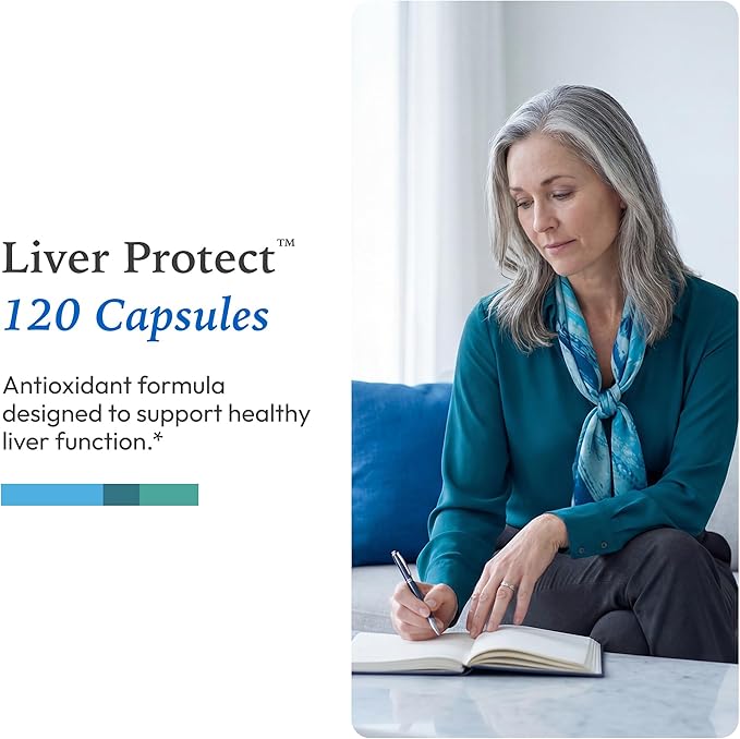 XYMOGEN Liver Protect - Supports Liver Health + Glutathione Production - Milk Thistle Extract ALA Alpha-Lipoic Acid N-Acetyl-L-Cysteine Selenium L-Selenomethionine (120 Capsules)