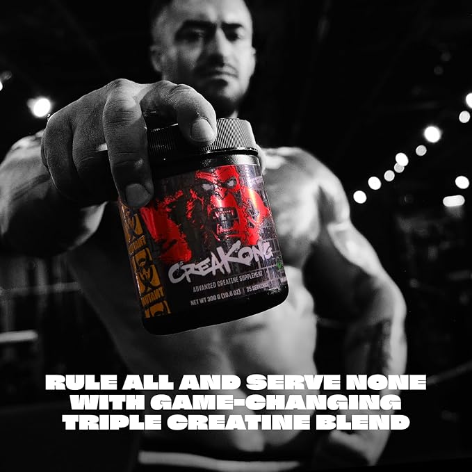 Mutant CREAKONG – Advanced Creatine Supplement with Triple Creatine Blend for Muscle Strength Size &amp Performance – Unflavoured Banned Substance Tested– 2.2 lbs