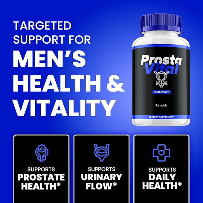 (5 Pack) ProstaVital Capsules – Advanced Formula Supplements for Overall Wellness Support (300 Capsules)