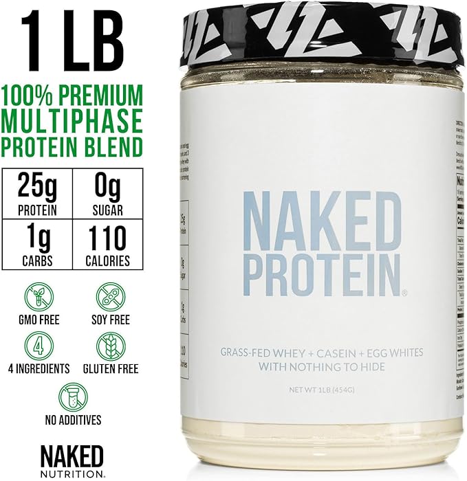 NAKED Protein Powder Blend - Egg Whey and Casein Protein Blend