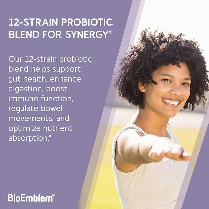 BioEmblem Triple Magnesium Complex &amp Digestive Enzymes for Muscles Nerves &amp Energ &amp Nutrient Absorption &amp Digestive Support