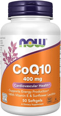 Now Foods CoQ10 400mg 50 Softgel